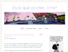 Tablet Screenshot of esloqueyocreo.com